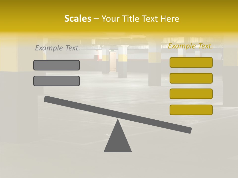 Concrete Shop Wide PowerPoint Template