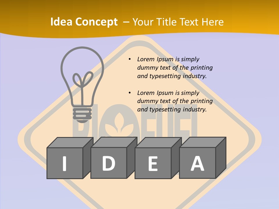 American Ethanol Fuel PowerPoint Template
