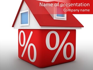 House Architecture Crisis PowerPoint Template