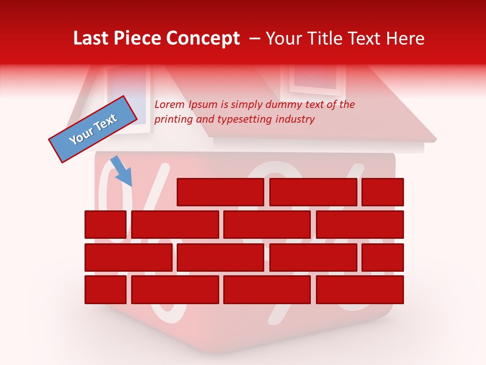 House Architecture Crisis PowerPoint Template