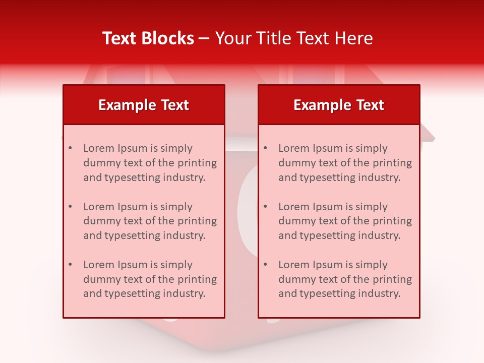 House Architecture Crisis PowerPoint Template