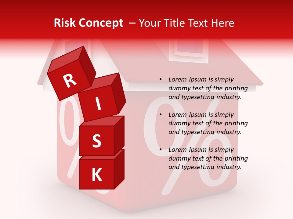 House Architecture Crisis PowerPoint Template