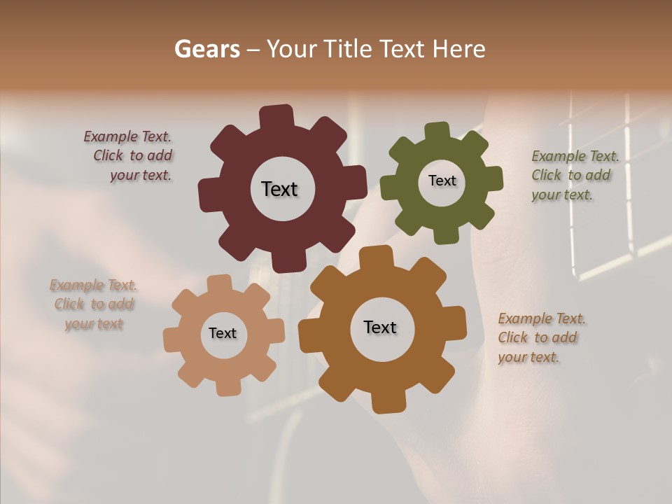 Classic Classical Playing PowerPoint Template