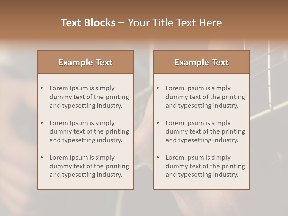 Classic Classical Playing PowerPoint Template