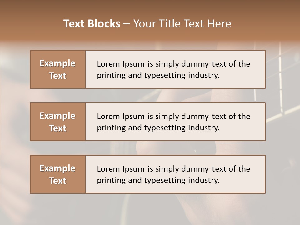 Classic Classical Playing PowerPoint Template