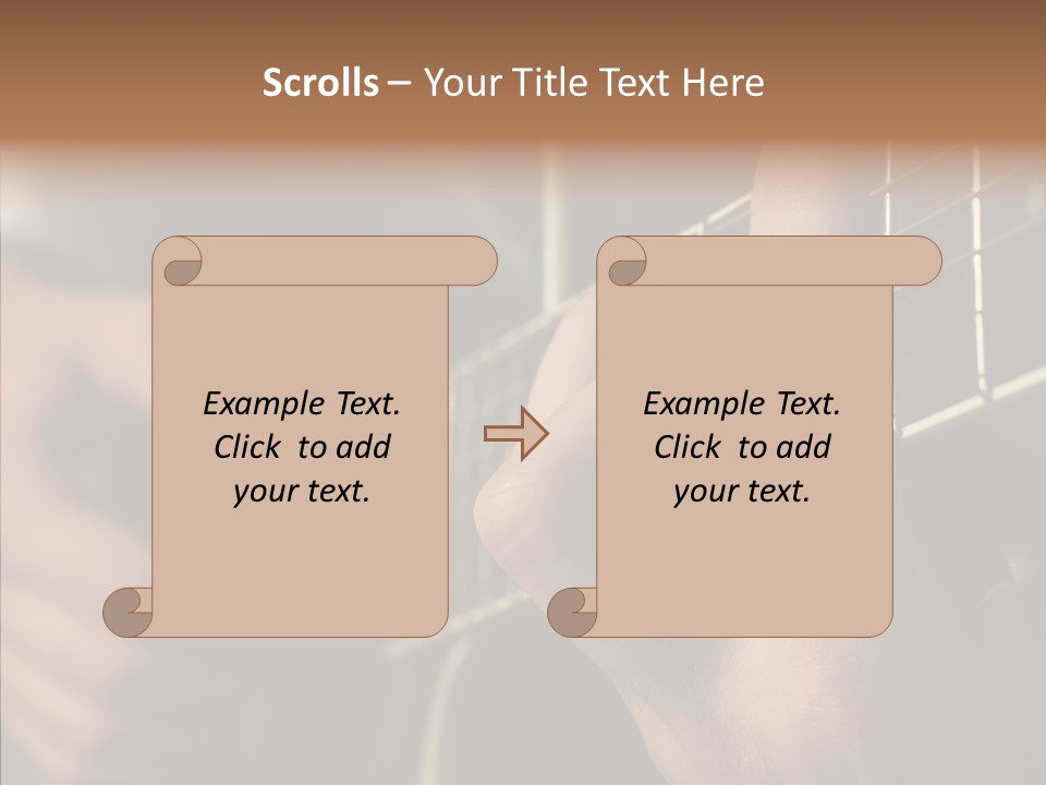 Classic Classical Playing PowerPoint Template