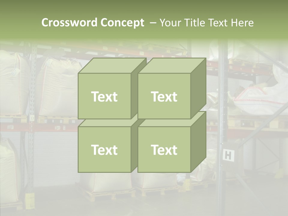 Work Shelves Production PowerPoint Template