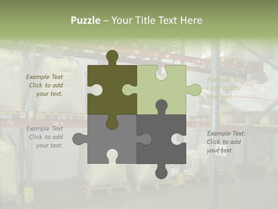 Work Shelves Production PowerPoint Template