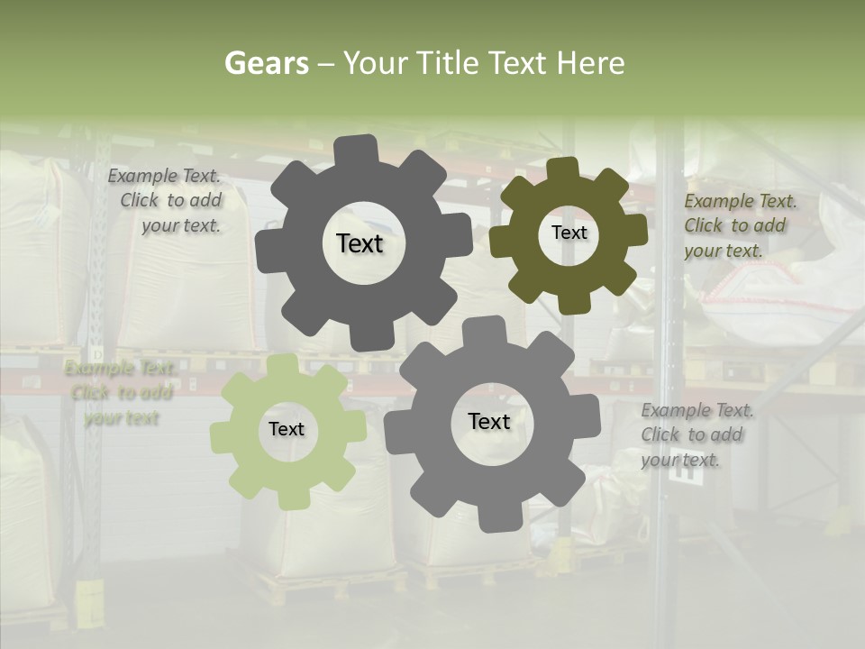 Work Shelves Production PowerPoint Template