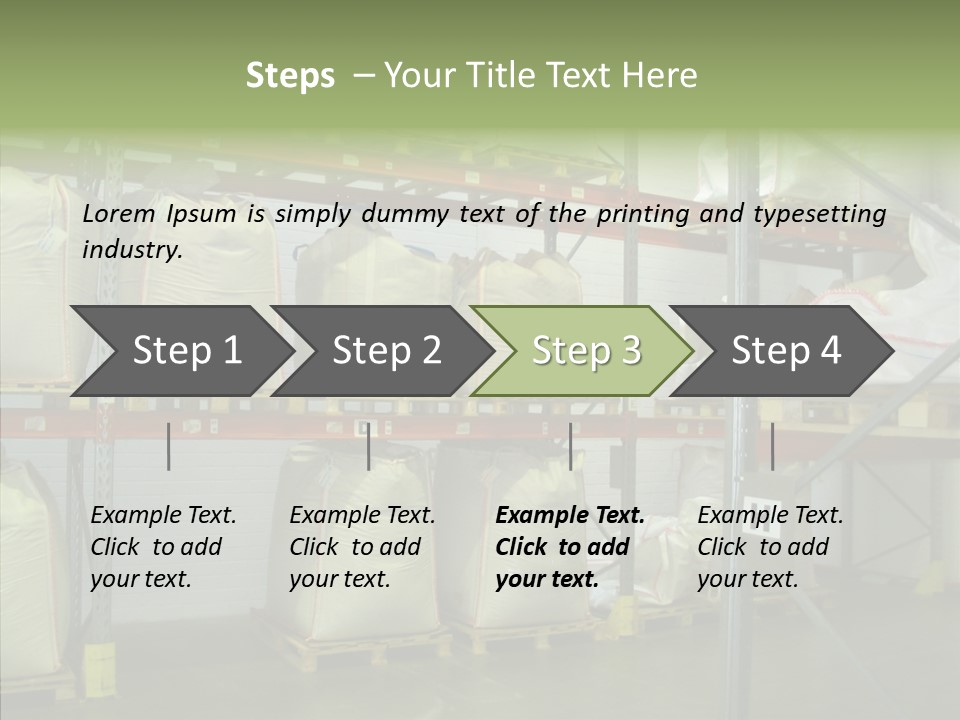 Work Shelves Production PowerPoint Template