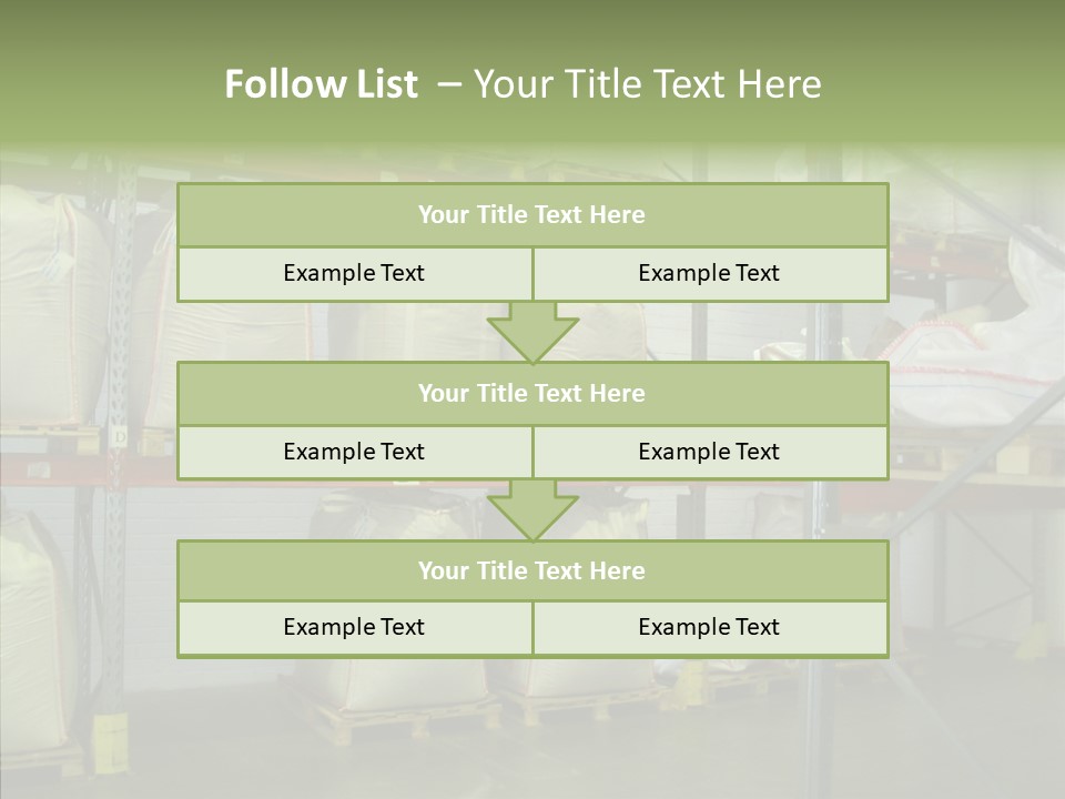 Work Shelves Production PowerPoint Template