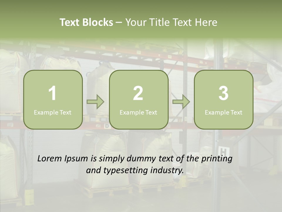 Work Shelves Production PowerPoint Template