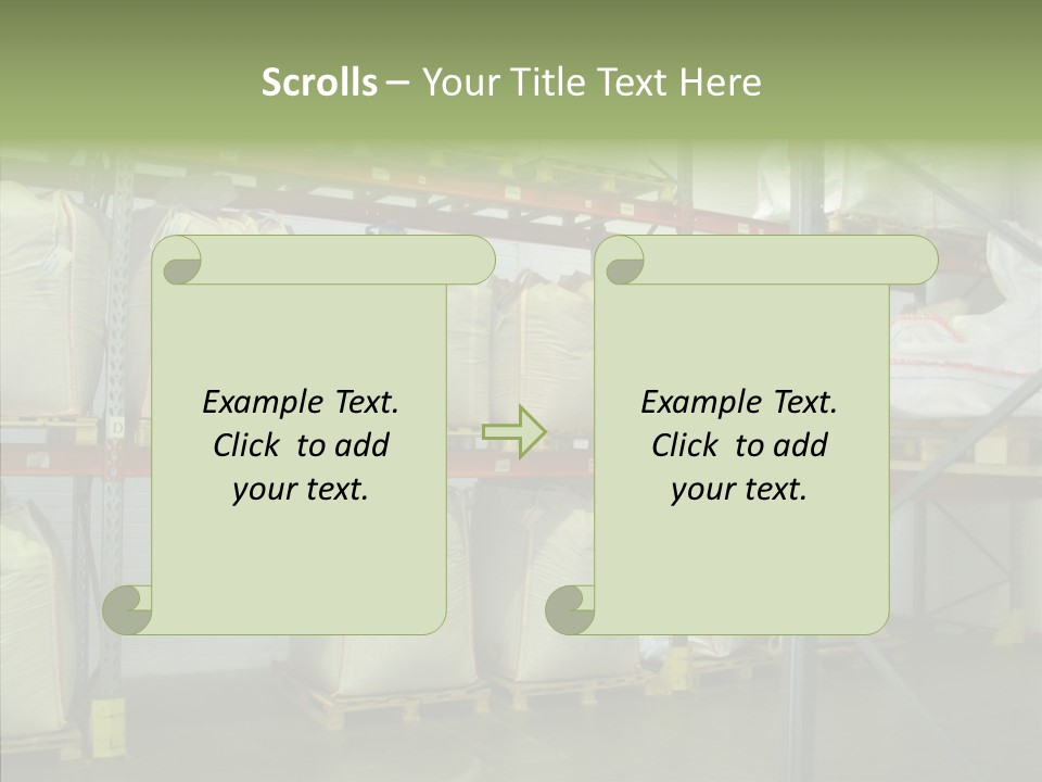Work Shelves Production PowerPoint Template