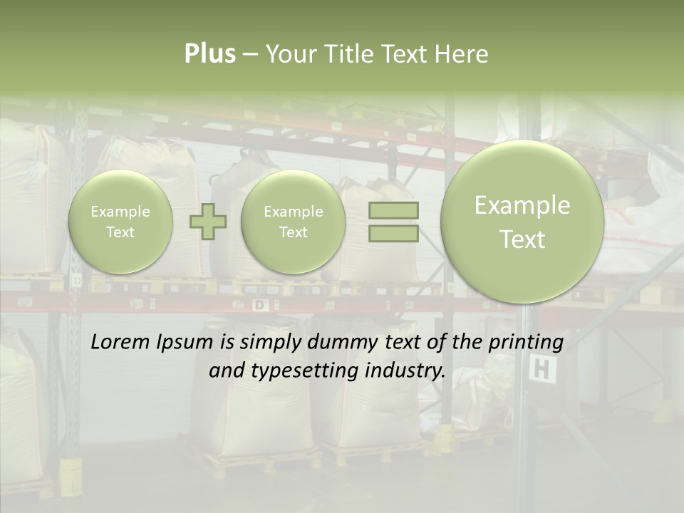 Work Shelves Production PowerPoint Template