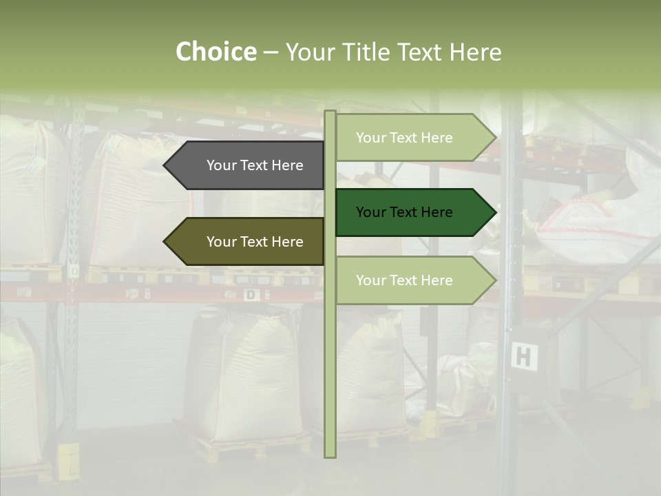 Work Shelves Production PowerPoint Template