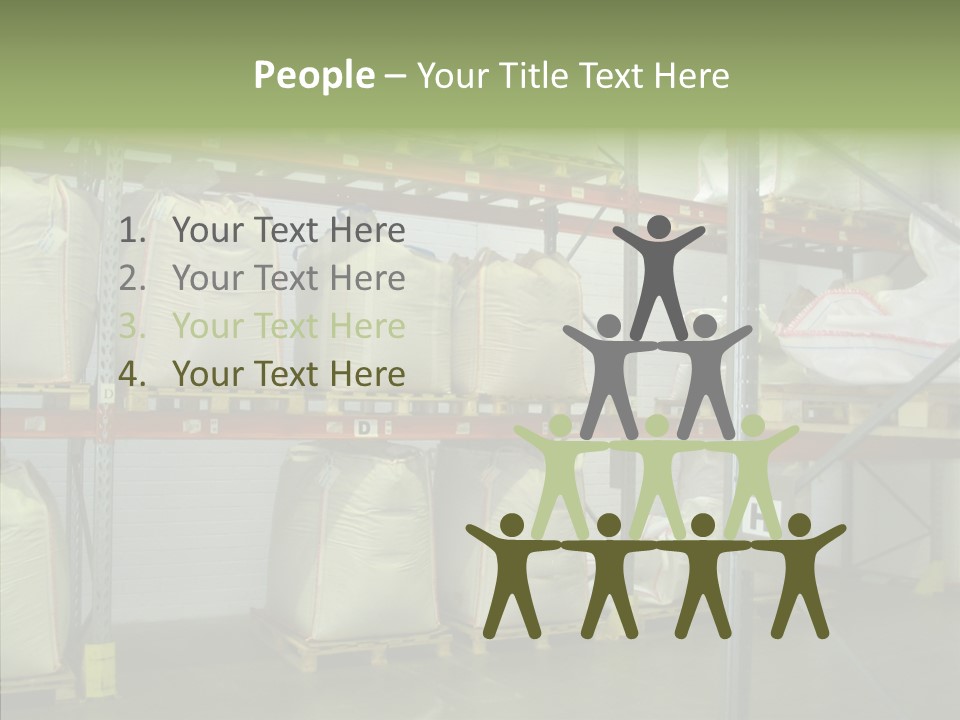 Work Shelves Production PowerPoint Template