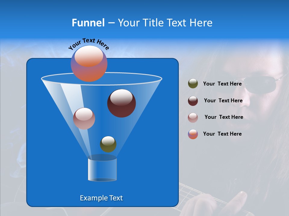 Live Instrument Guitarist PowerPoint Template
