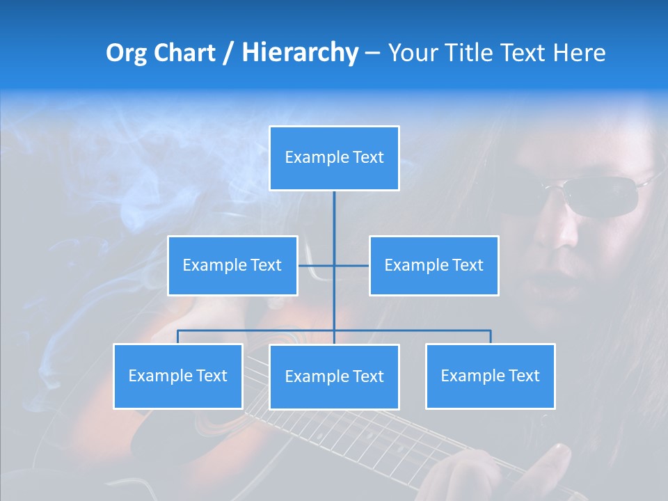 Live Instrument Guitarist PowerPoint Template
