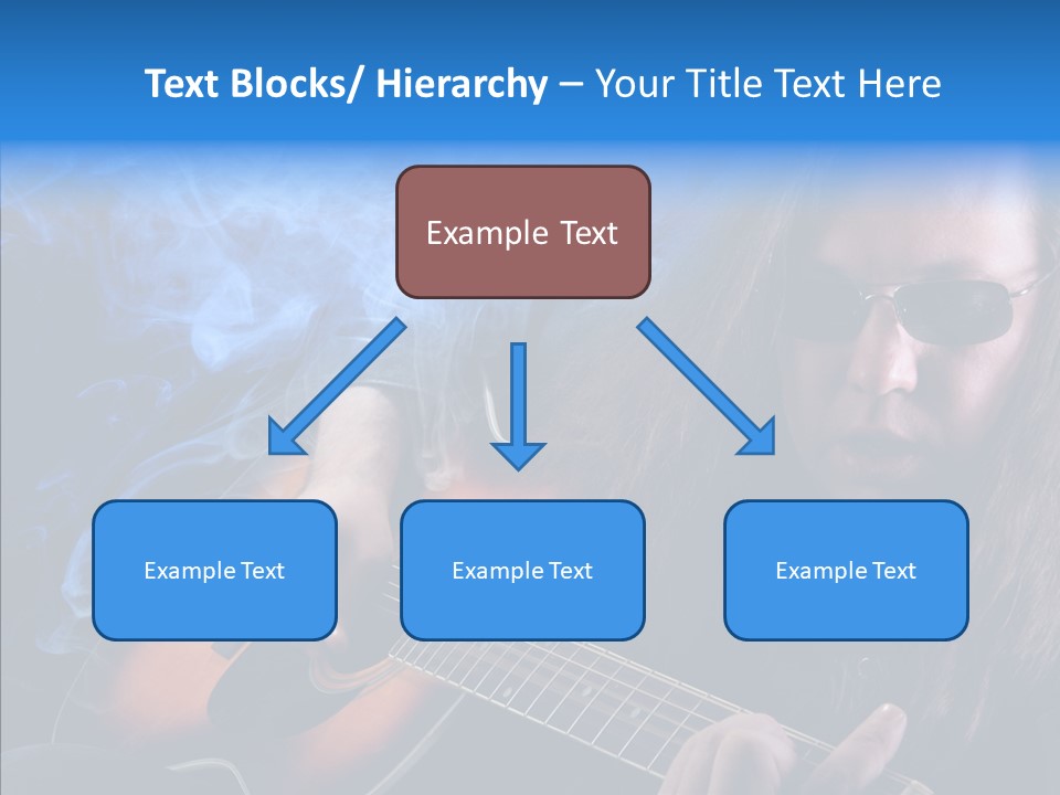 Live Instrument Guitarist PowerPoint Template