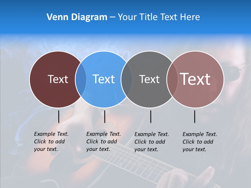 Live Instrument Guitarist PowerPoint Template