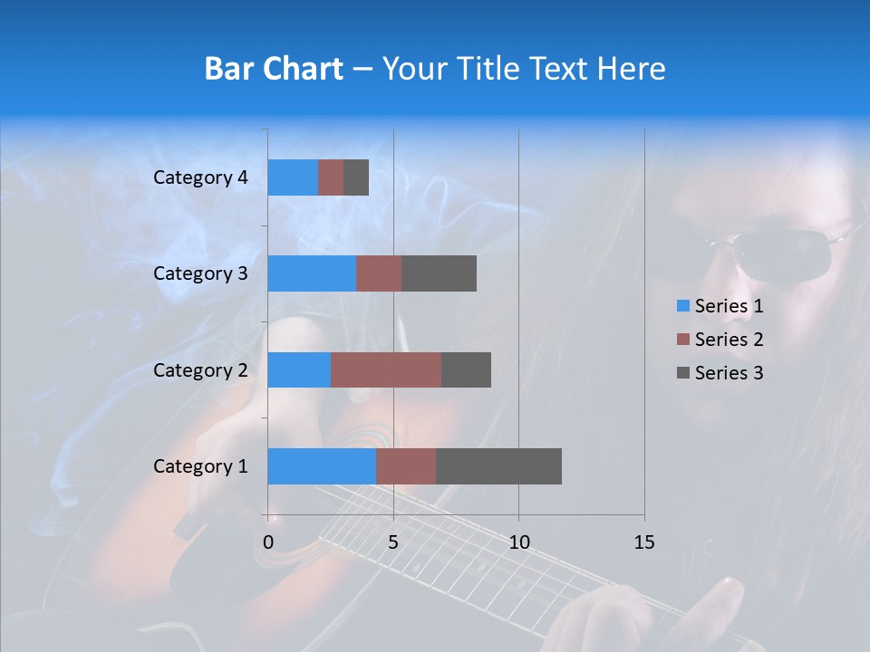 Live Instrument Guitarist PowerPoint Template