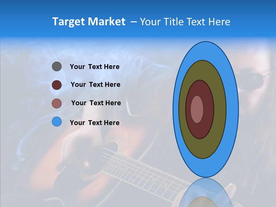 Live Instrument Guitarist PowerPoint Template