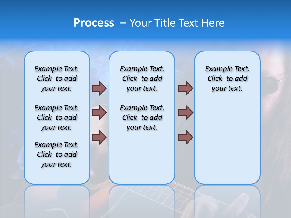 Live Instrument Guitarist PowerPoint Template