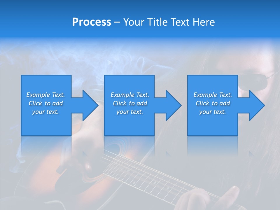 Live Instrument Guitarist PowerPoint Template
