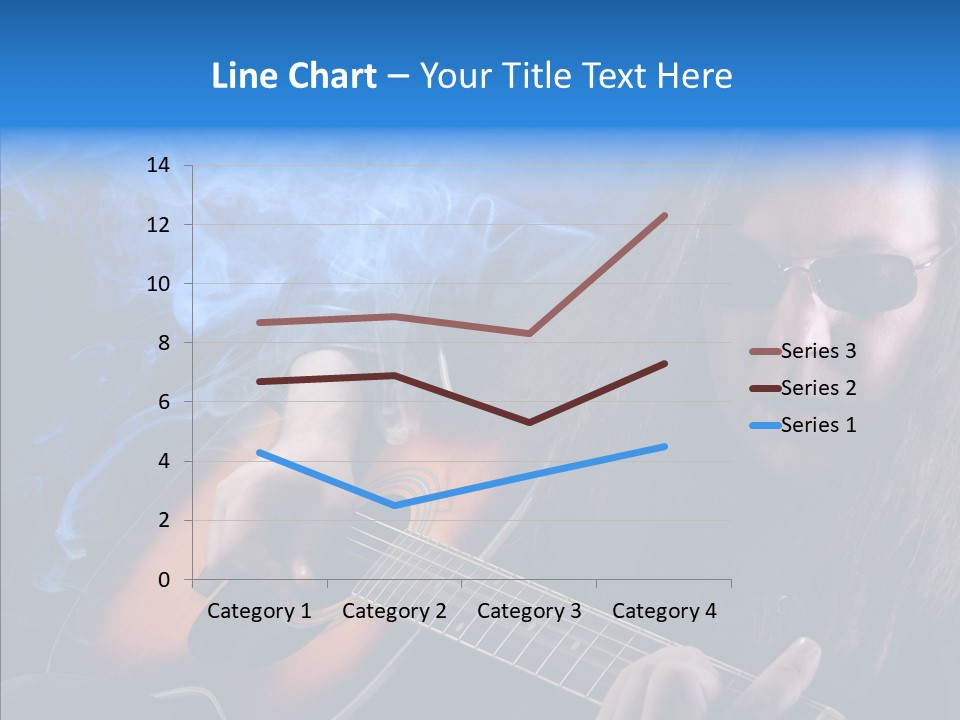 Live Instrument Guitarist PowerPoint Template