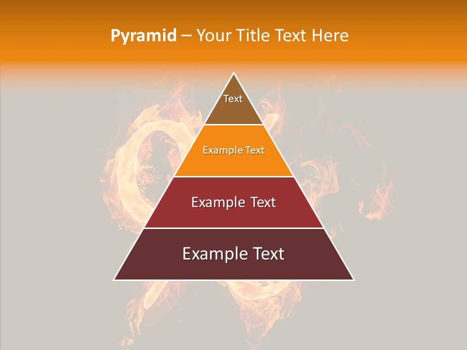 Fire Art Lighting PowerPoint Template