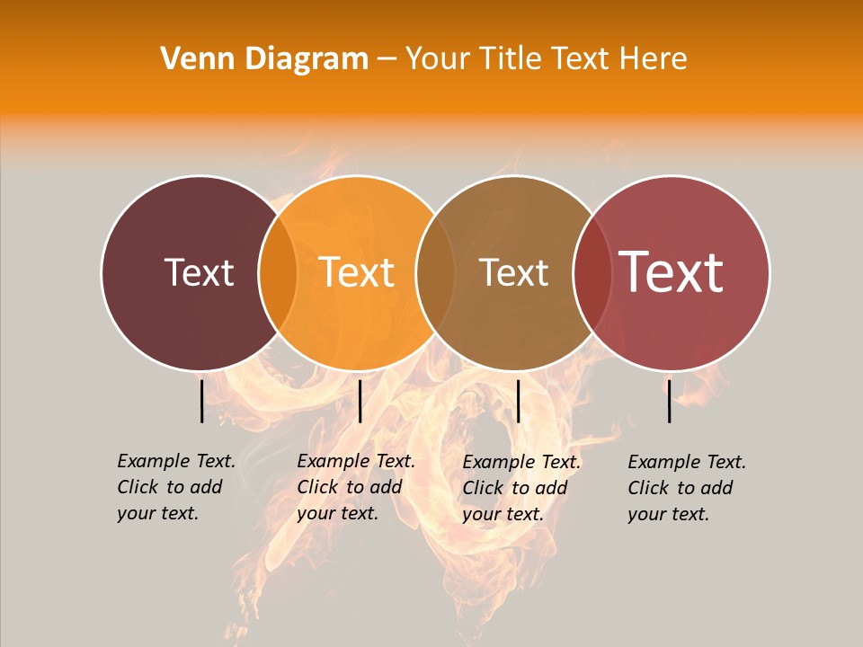 Fire Art Lighting PowerPoint Template