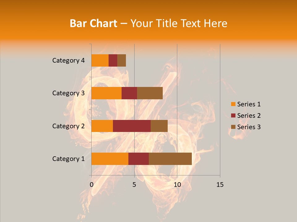 Fire Art Lighting PowerPoint Template