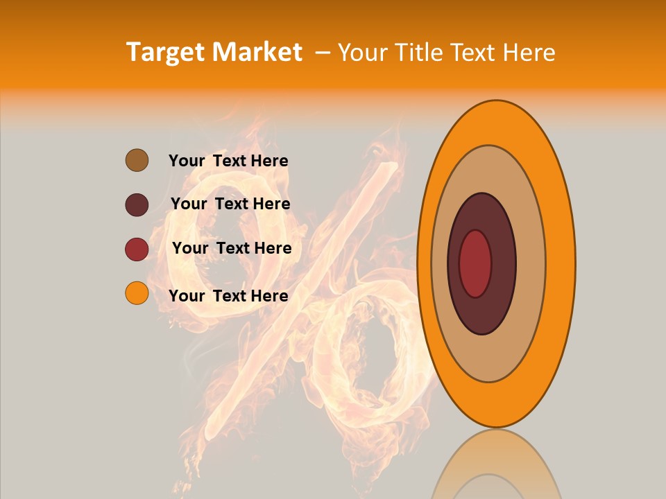 Fire Art Lighting PowerPoint Template