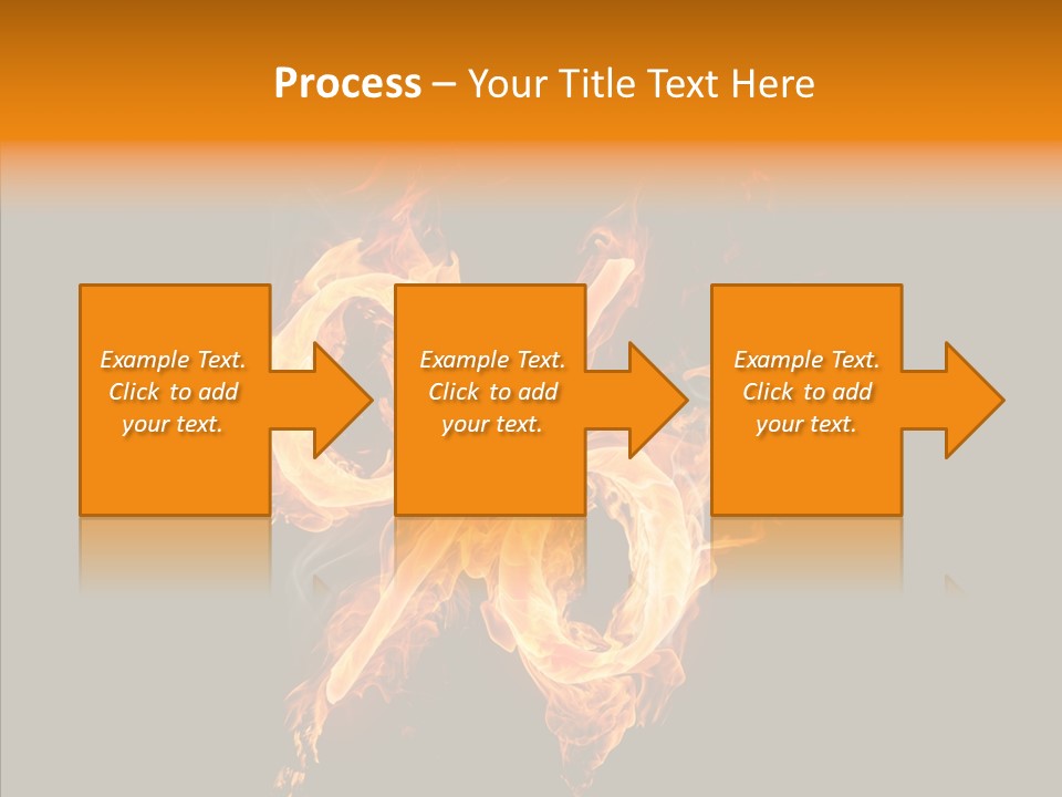 Fire Art Lighting PowerPoint Template
