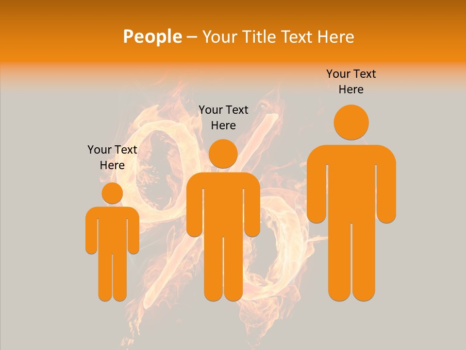 Fire Art Lighting PowerPoint Template