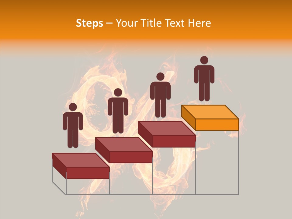 Fire Art Lighting PowerPoint Template