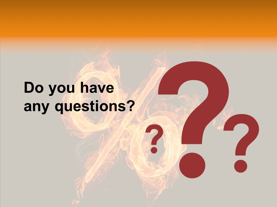 Fire Art Lighting PowerPoint Template