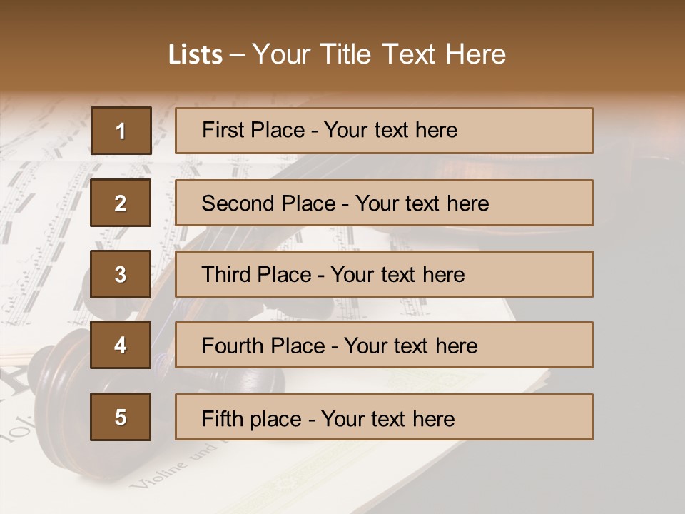 Instrument Old Vivaldi PowerPoint Template