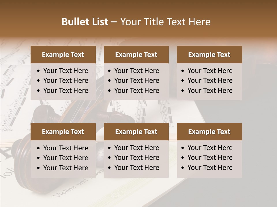 Instrument Old Vivaldi PowerPoint Template