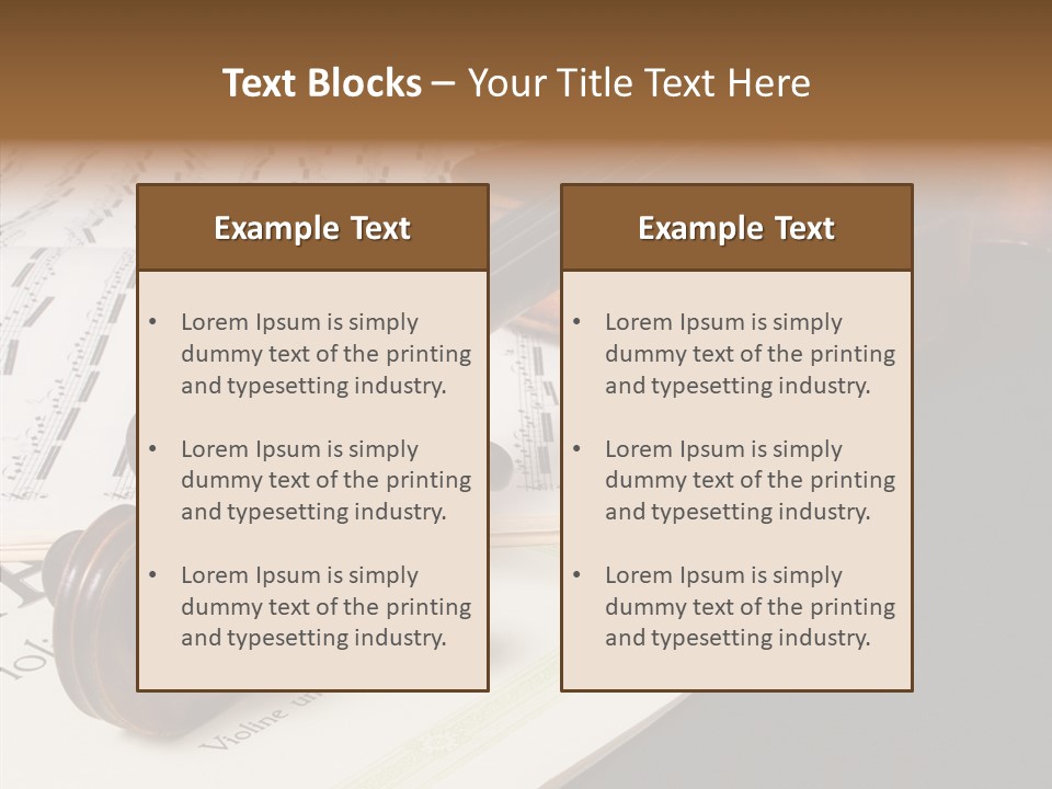 Instrument Old Vivaldi PowerPoint Template