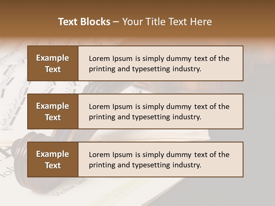 Instrument Old Vivaldi PowerPoint Template