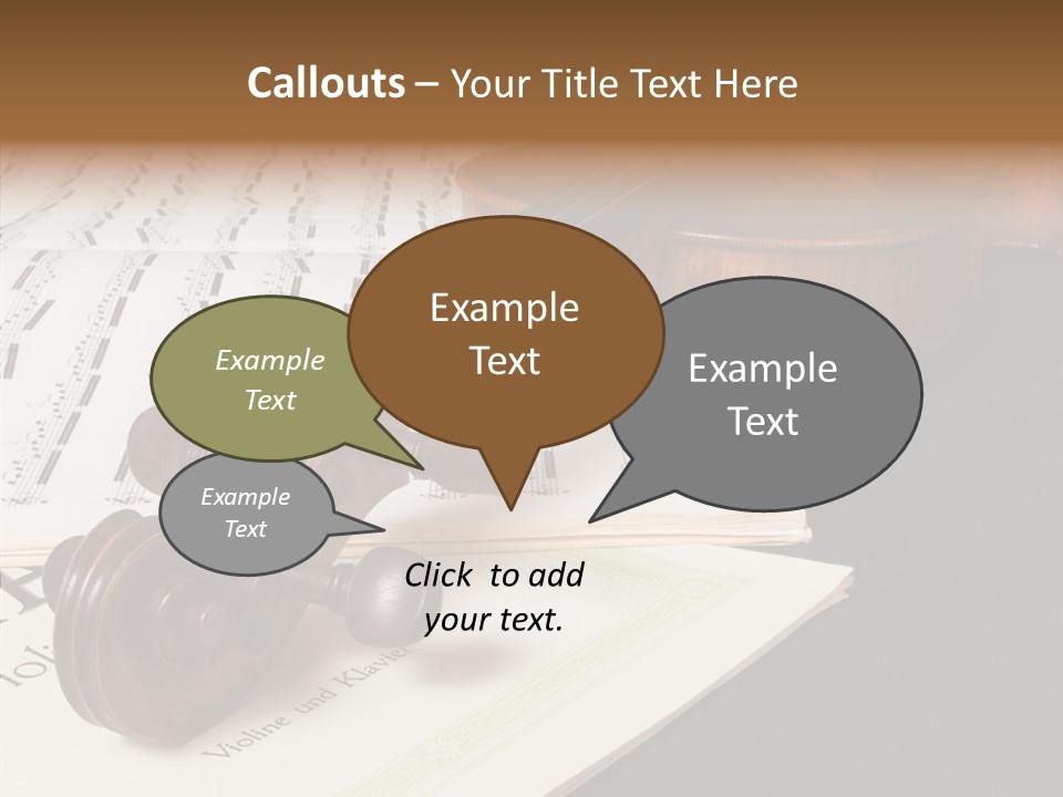 Instrument Old Vivaldi PowerPoint Template