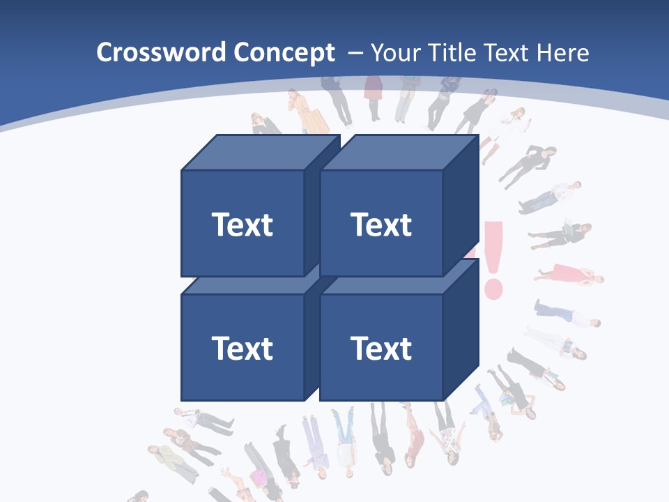 Woman Icon Color PowerPoint Template