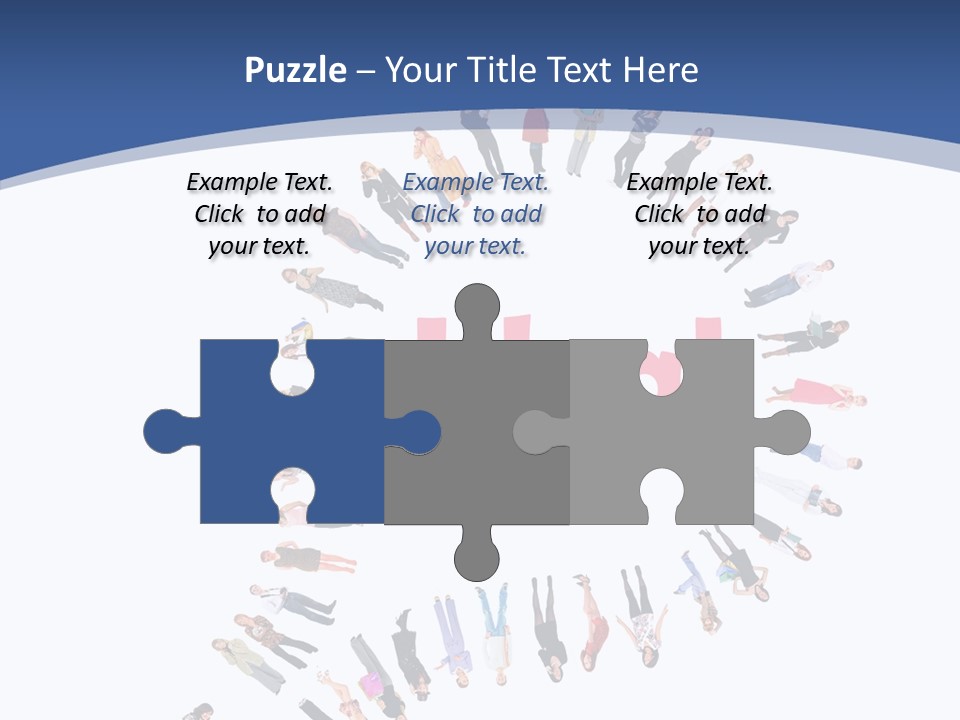 Woman Icon Color PowerPoint Template