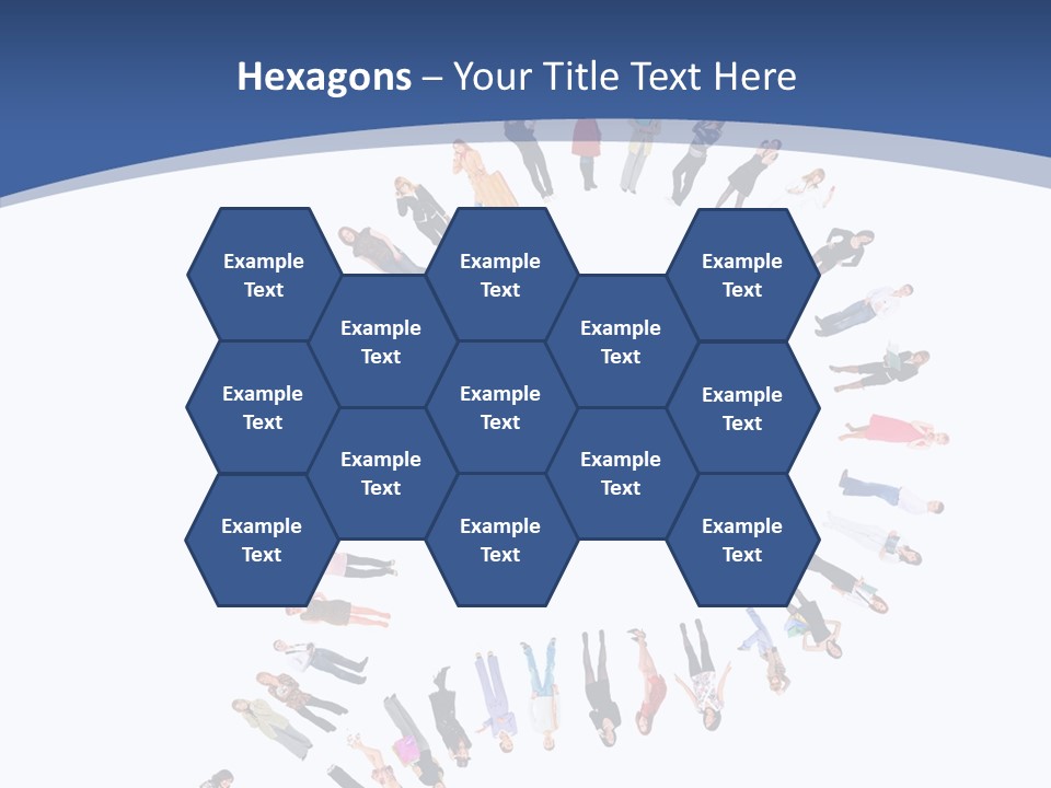 Woman Icon Color PowerPoint Template