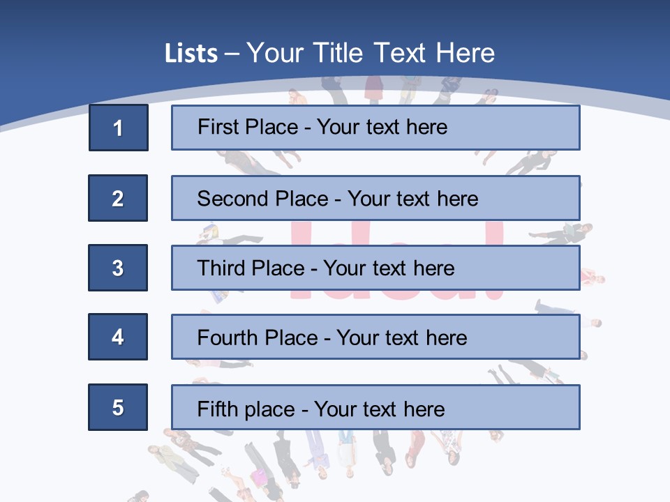 Woman Icon Color PowerPoint Template