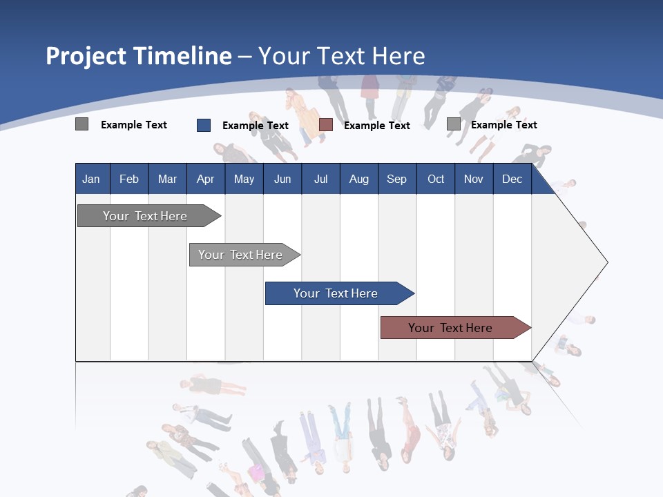 Woman Icon Color PowerPoint Template