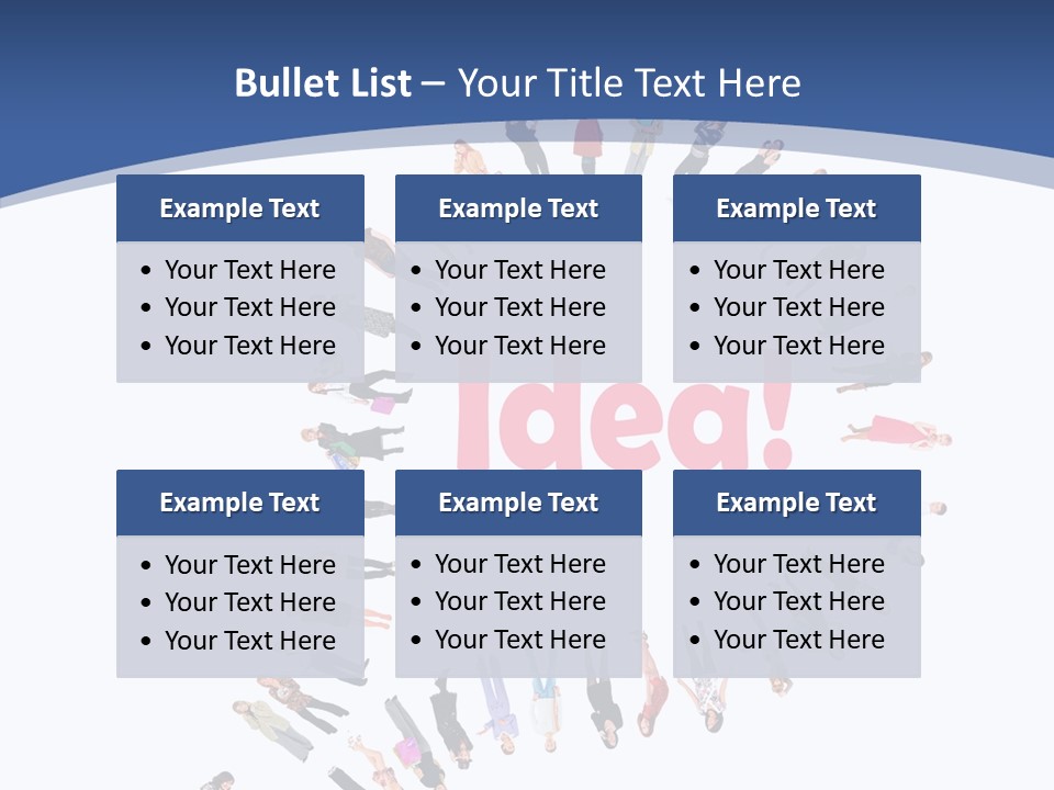 Woman Icon Color PowerPoint Template