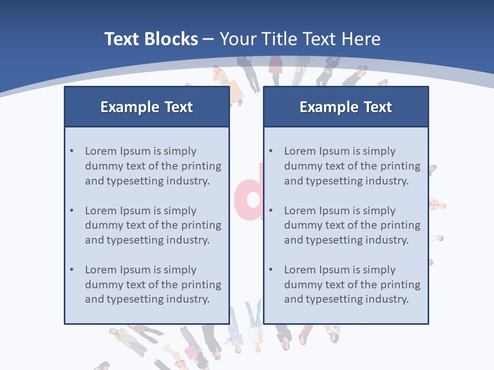 Woman Icon Color PowerPoint Template