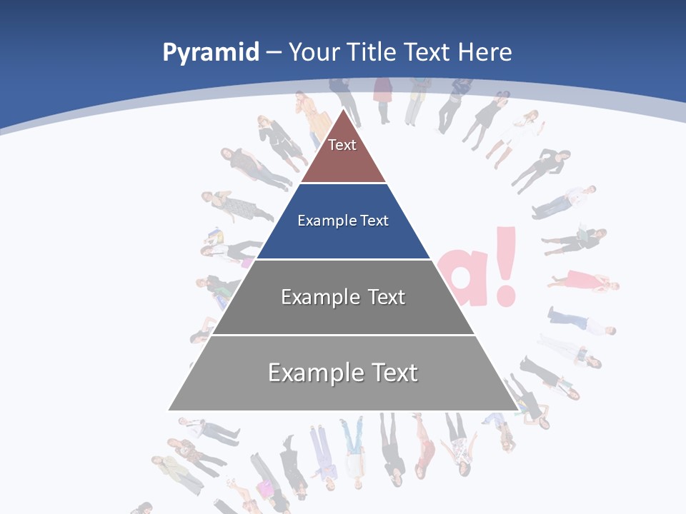 Woman Icon Color PowerPoint Template